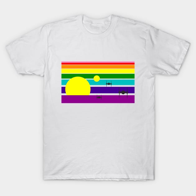 Tatooine Pride T-Shirt by YellowMadCat